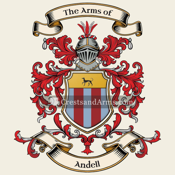 The Andell coat of arms