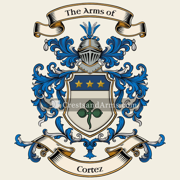The Cortez coat of arms