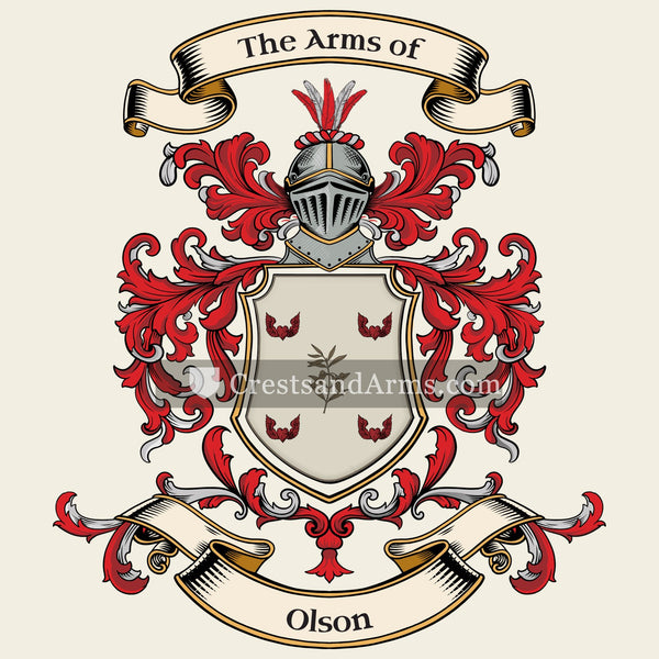 The Olson coat of arms