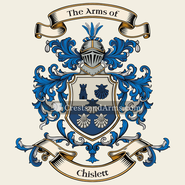 The Chislett coat of arms