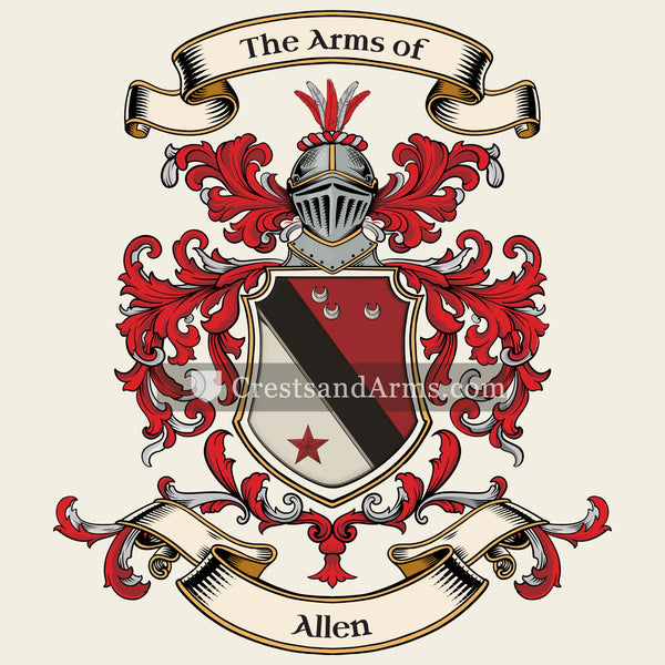 The Allen coat of arms