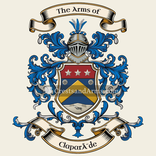 The Claparède coat of arms