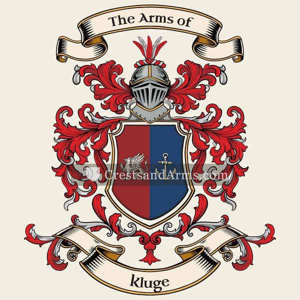 The Kluge coat of arms
