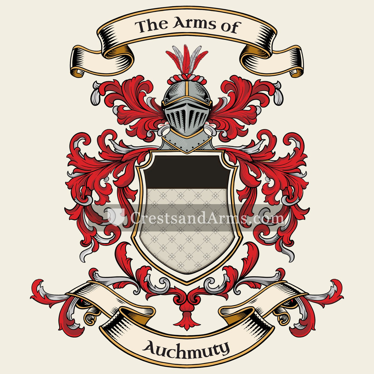 The Auchmuty arms on the coat of arms — digital pack