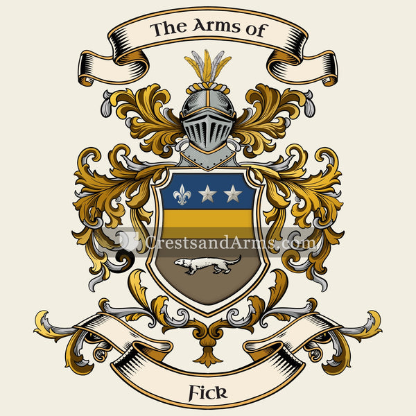 The Fick coat of arms