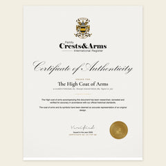Certificate of authenticity