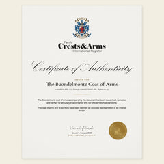 Certificate of authenticity