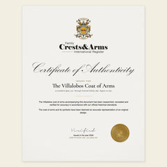 Certificate of authenticity