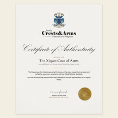 Certificate of authenticity