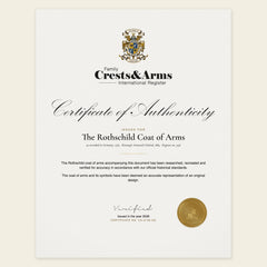Certificate of authenticity