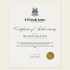Certificate of authenticity