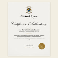 Certificate of authenticity
