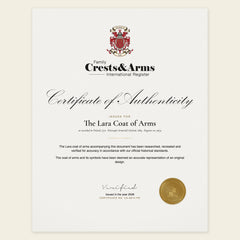 Certificate of authenticity