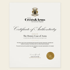 Certificate of authenticity