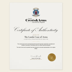Certificate of authenticity