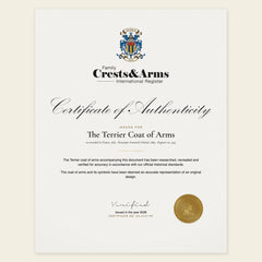 Certificate of authenticity
