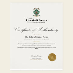Certificate of authenticity