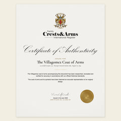 Certificate of authenticity