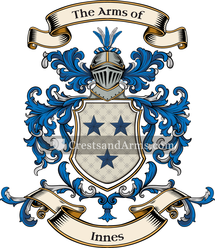 The Innes coat of arms, drawn from the recorded blazon