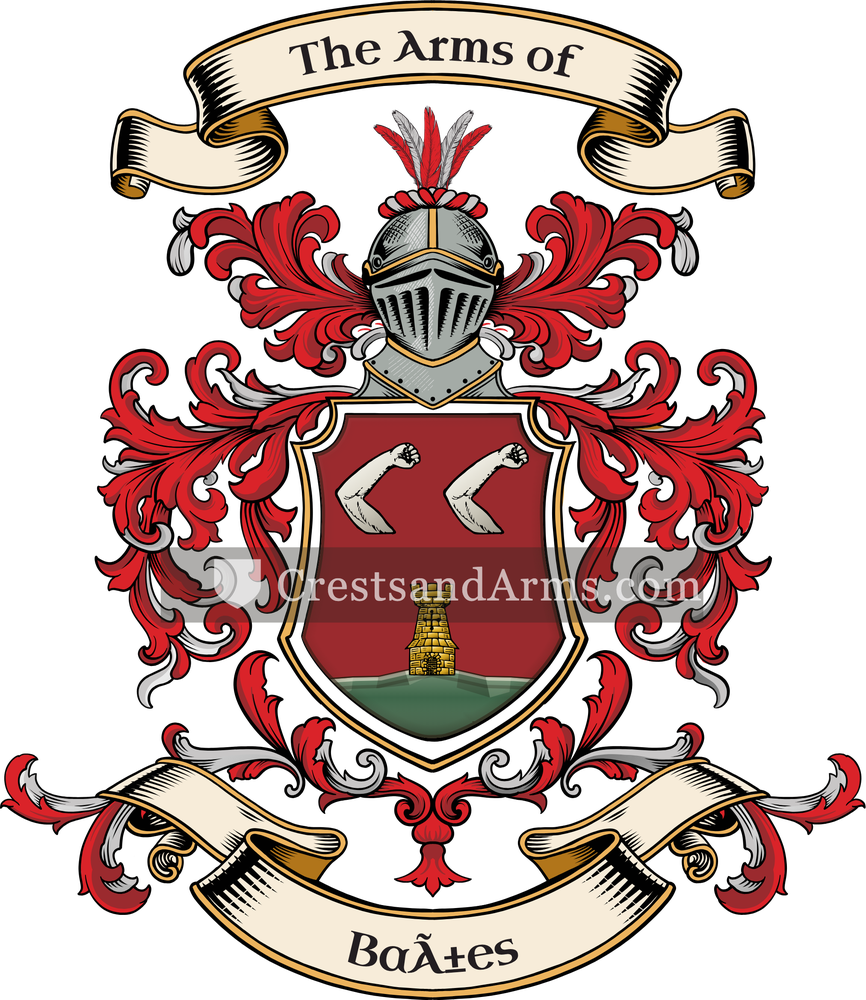 The Bañes coat of arms, drawn from the recorded blazon