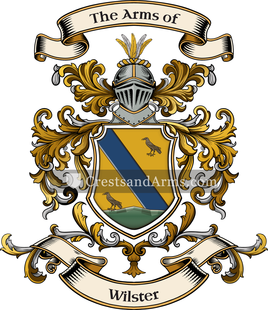 The Wilster coat of arms, drawn from the recorded blazon