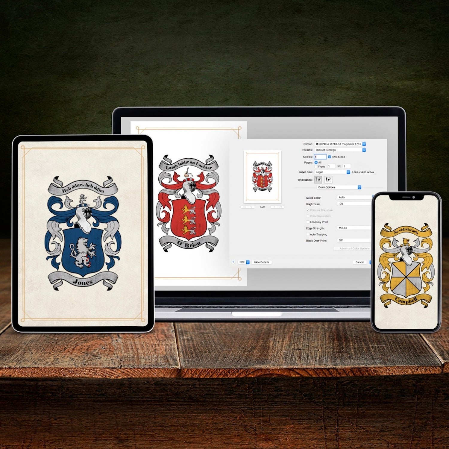 Wood Family Crest